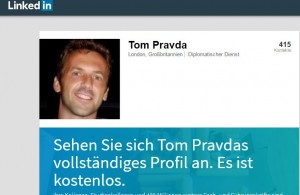 Tom Pravda auf Linked in.